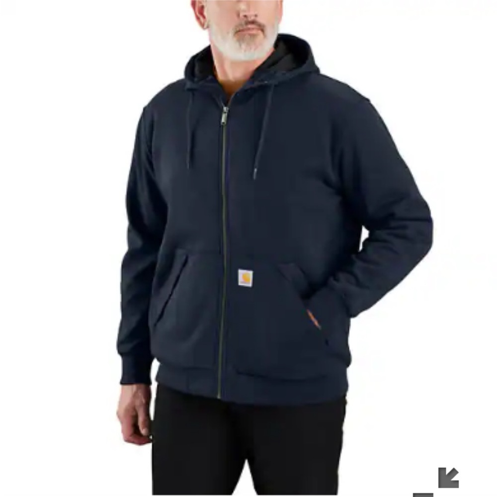 Carhartt Rain Defender® Loose Fit Midweight Thermal-Lined Full Zip Sweatshirt